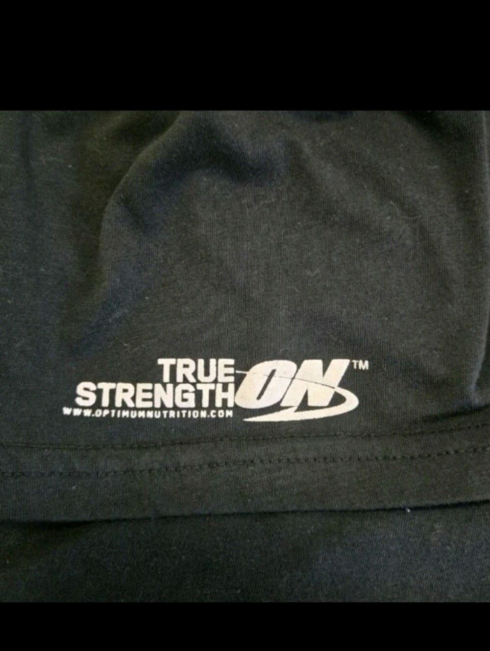 Bodybuilding.com T Shirt Mens M Black Optimum Nutrition Gym Graphic - Picture 4 of 4